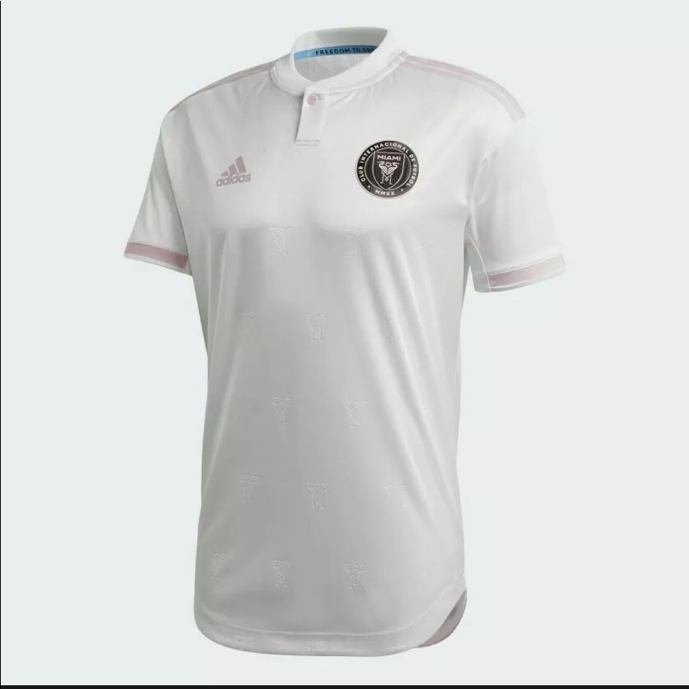 Adidas Authentic MLS Inter Miami Home Jersey Aeroready Game $130